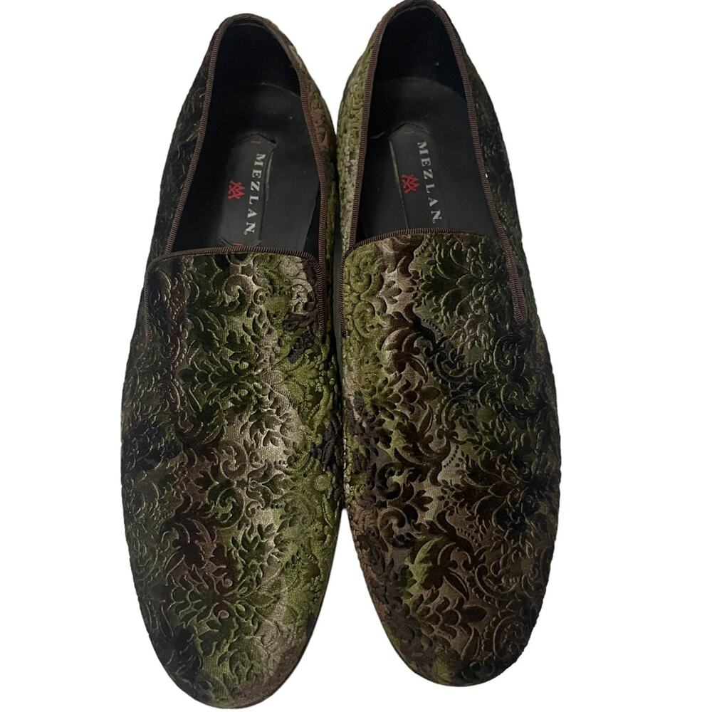 MEZLAN Caprio Smoking Slippers Size 10.5